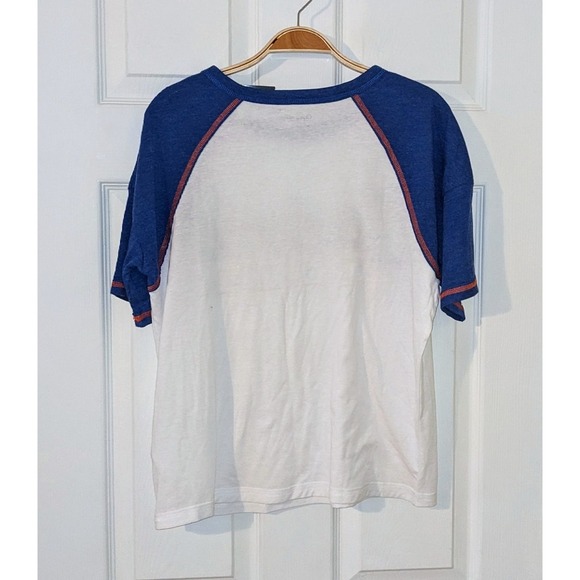 Captivating Gators Florida Raglan T-Shirt Tee White Blue Medium NWT - Picture 6 of 9